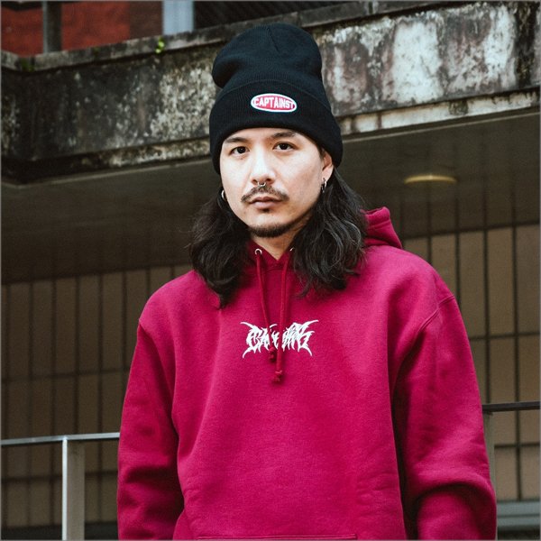 画像7: CAPTAIN STREET Oval Logo ニットキャップ BLACK キャプテンストリート (7)