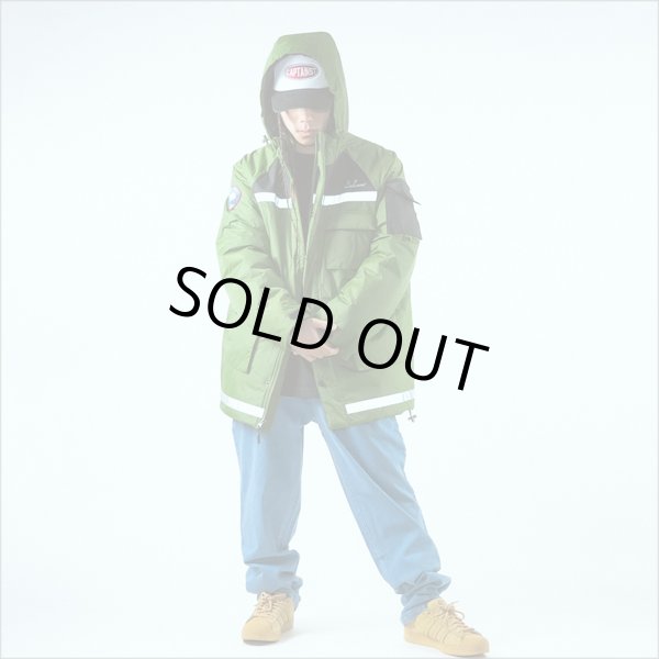 画像8: 【20％OFF】CAPTAIN STREET Oval Logo メッシュキャップ BLACK/WHITE キャプテンストリート (8)