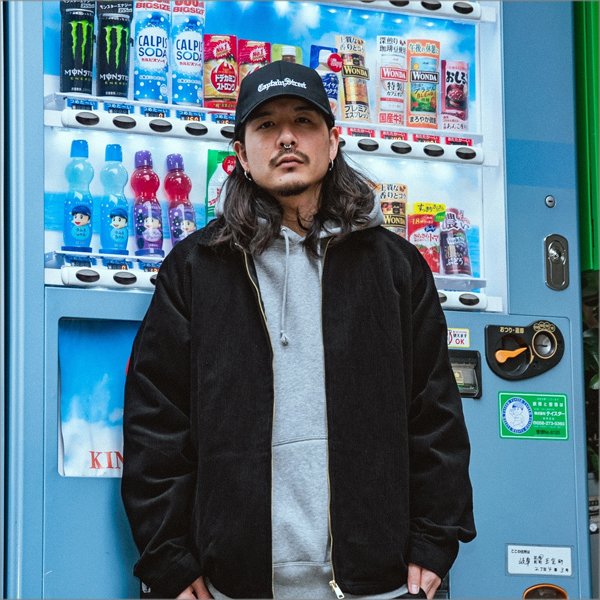 画像5: CAPTAIN STREET Old English キャップ BLACK キャプテンストリート (5)