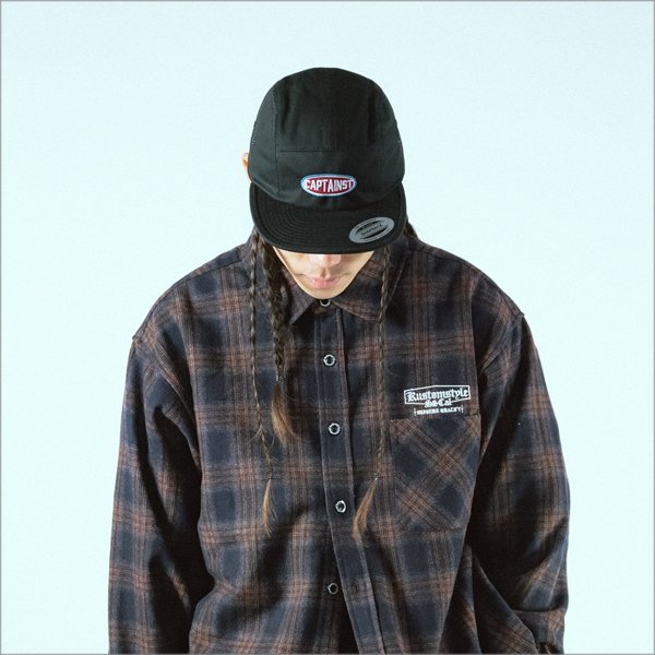 画像11: CAPTAIN STREET Oval Logo CAMPキャップ BLACK キャプテンストリート (11)
