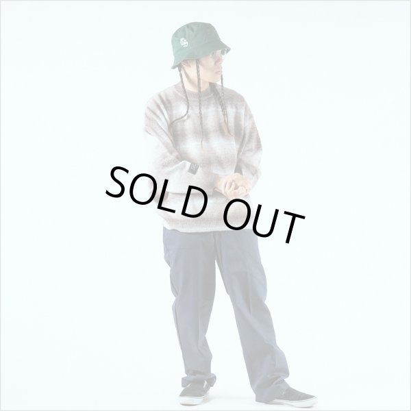 画像6: 【送料無料】Deviluse デビルユース Border Knit Crewneck BROWN (6)