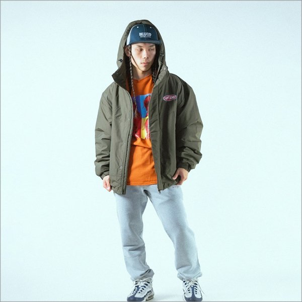 画像10: 【送料無料】CAPTAIN STREET Oval Logo JKT OLIVE キャプテンストリート (10)