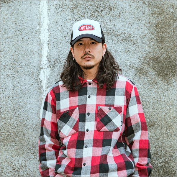 画像9: CAPTAIN STREET Oval Logo メッシュキャップ BLACK/WHITE キャプテンストリート (9)