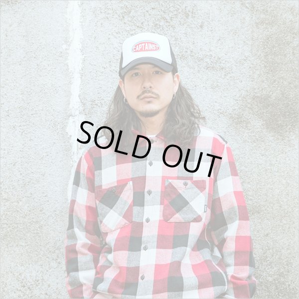 画像9: 【20％OFF】CAPTAIN STREET Oval Logo メッシュキャップ BLACK/WHITE キャプテンストリート (9)