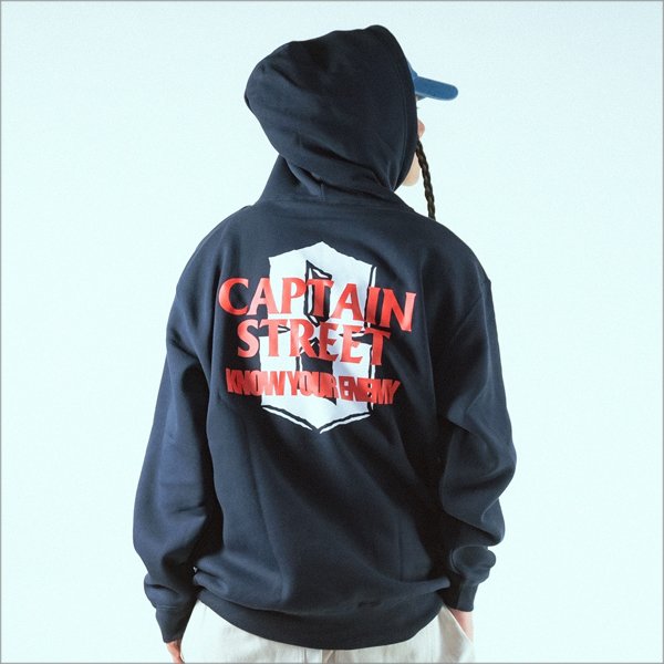 画像12: 【送料無料】CAPTAIN STREET KYE P/Oパーカー NAVY キャプテンストリート (12)
