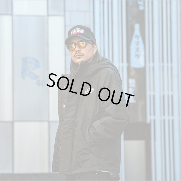 画像7: 【20％OFF】CAPTAIN STREET Oval Logo メッシュキャップ BLACK キャプテンストリート (7)