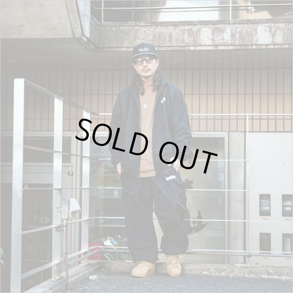 画像8: 【送料無料】CAPTAIN STREET Lettering ナイロンパンツ BLACK キャプテンストリート (8)