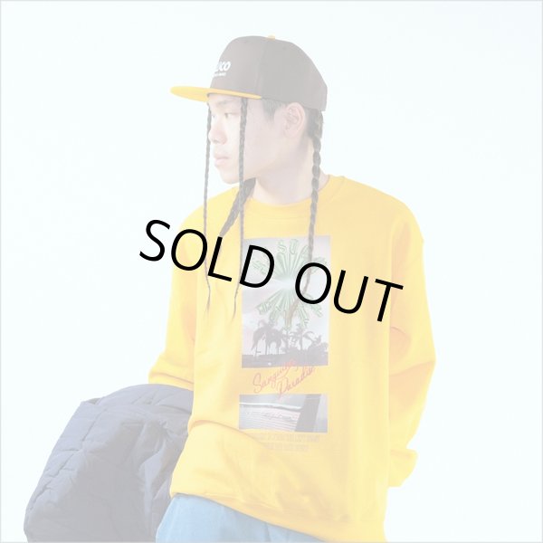 画像9: 【送料無料】KustomStyle カスタムスタイル BROWNYARD&SUNSHINE クルーネックスウェット GOLD (9)
