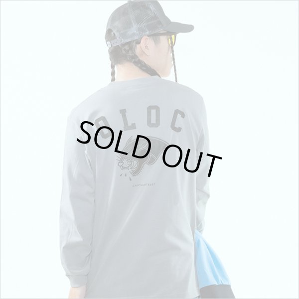 画像9: CAPTAIN STREET Bark L/S Tシャツ L.GRAY キャプテンストリート (9)