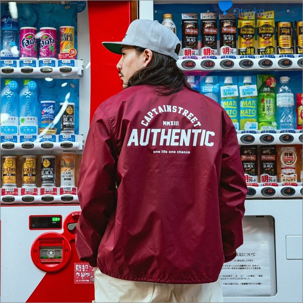 画像8: 【送料無料】CAPTAIN STREET AUTHENTIC コーチJKT BURGUNDY キャプテンストリート (8)