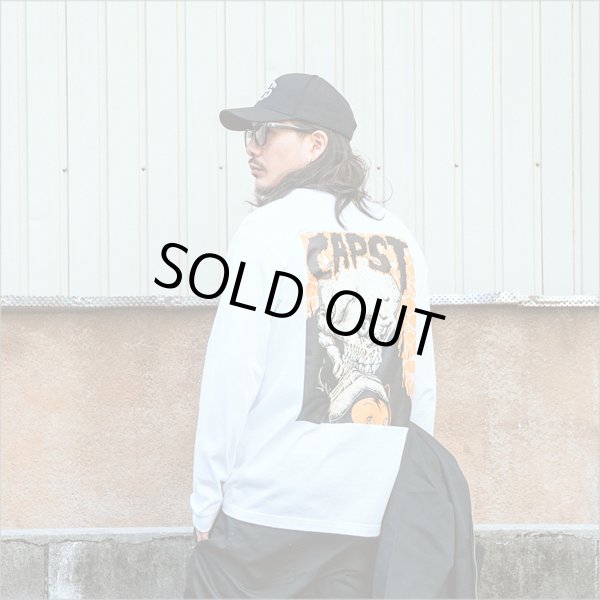 画像7: 【40％OFF】CAPTAIN STREET Skull CTK L/S Tシャツ WHITE キャプテンストリート (7)