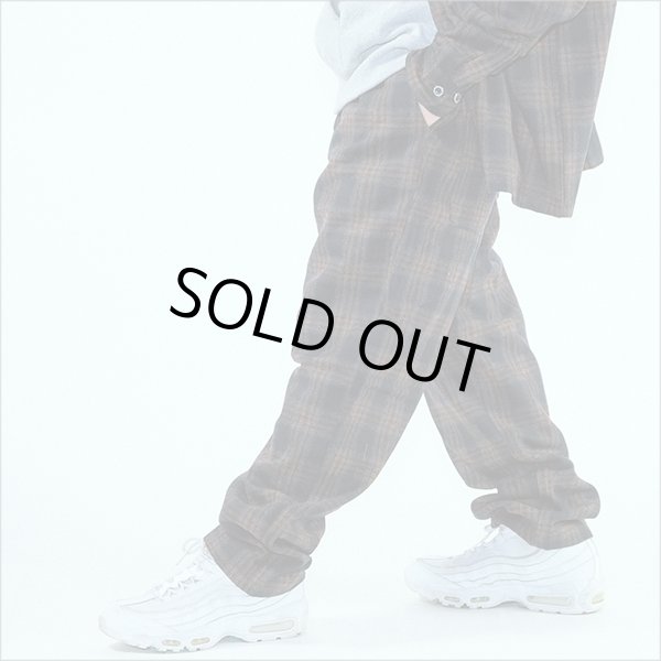 画像10: 【送料無料】KustomStyle カスタムスタイル SUPREME QUALITY '24 CHECK パンツ BLACK/WINE RED (10)