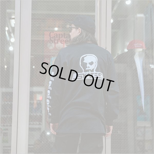 画像11: 【送料無料】SKULL SKATES スカルスケーツ Logo L/S Tee BLACK/WHITE (11)