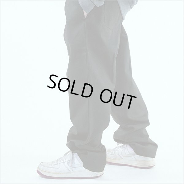 画像6: 【送料無料】COOKMAN クックマン Semiwide Chef パンツ Duck Canvas BLACK (6)