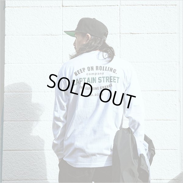 画像7: 【20％OFF】CAPTAIN STREET GS L/S Tシャツ WHITE キャプテンストリート (7)