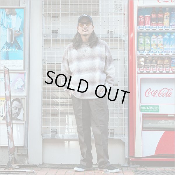 画像7: 【送料無料】Deviluse デビルユース Border Knit Crewneck BROWN (7)