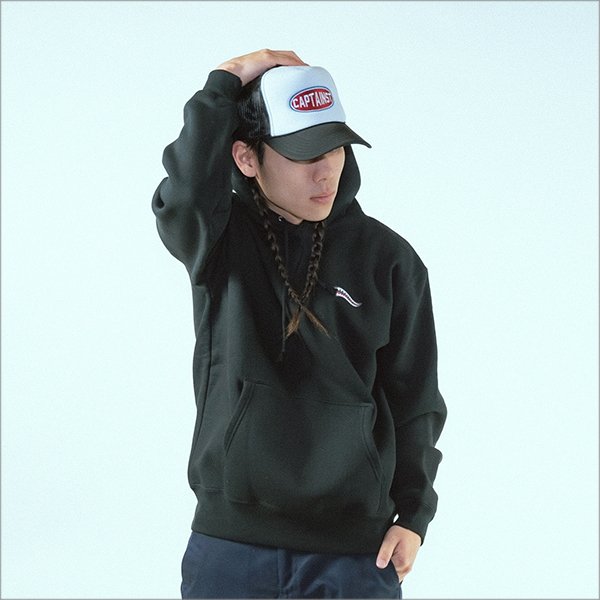 画像10: CAPTAIN STREET Oval Logo メッシュキャップ BLACK/WHITE キャプテンストリート (10)