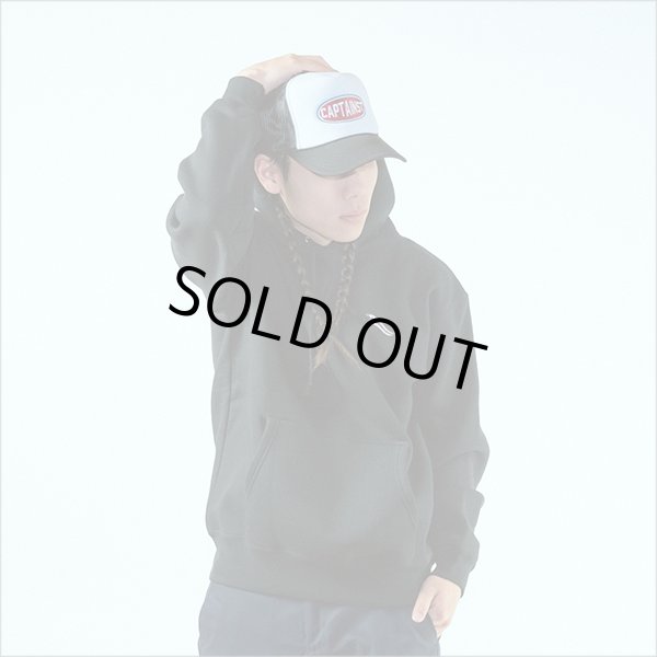 画像10: 【20％OFF】CAPTAIN STREET Oval Logo メッシュキャップ BLACK/WHITE キャプテンストリート (10)