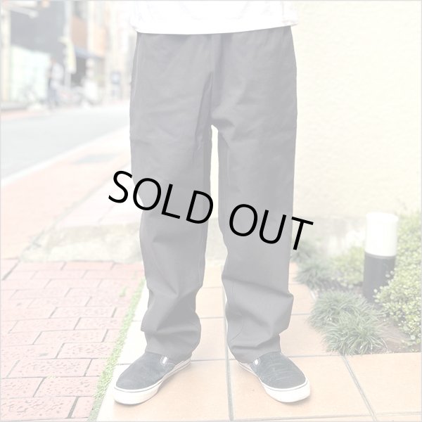 画像2: 【送料無料】COOKMAN クックマン Semiwide Chef パンツ Duck Canvas BLACK (2)