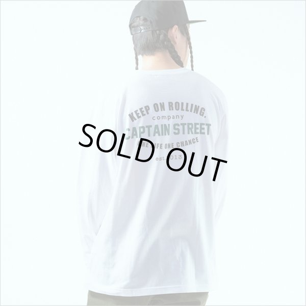 画像8: 【20％OFF】CAPTAIN STREET GS L/S Tシャツ WHITE キャプテンストリート (8)
