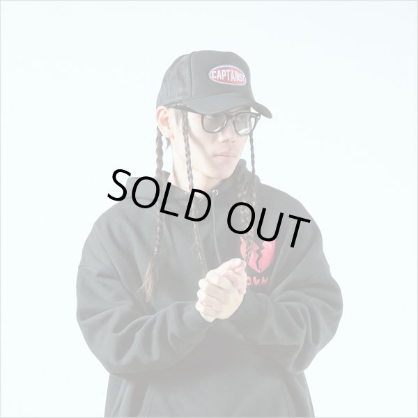 画像8: 【20％OFF】CAPTAIN STREET Oval Logo メッシュキャップ BLACK キャプテンストリート (8)