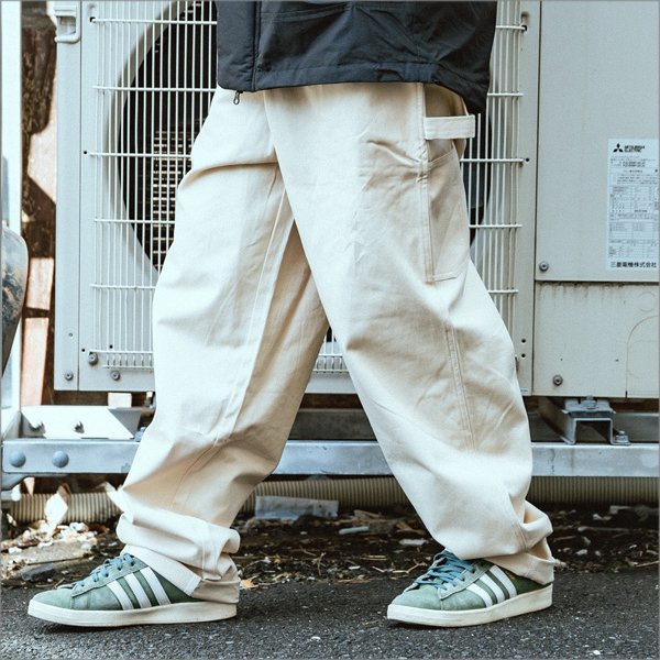 画像7: 【送料無料】COOKMAN クックマン Carpenter's パンツ CREAM (7)