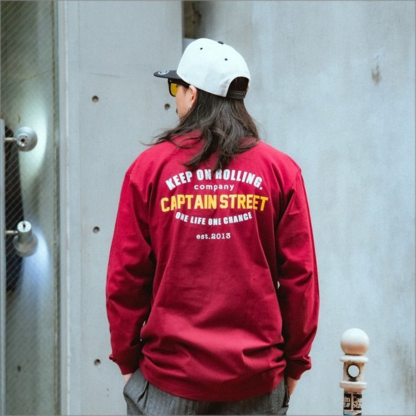 画像10: CAPTAIN STREET GS L/S Tシャツ BURGUNDY キャプテンストリート (10)