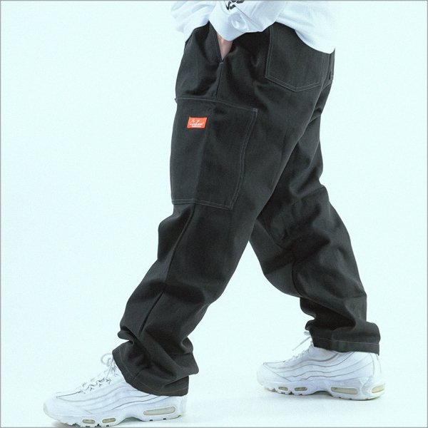画像11: 【送料無料】COOKMAN クックマン Semiwide Chef パンツ Front Pocket Duck Canvas BLACK (11)