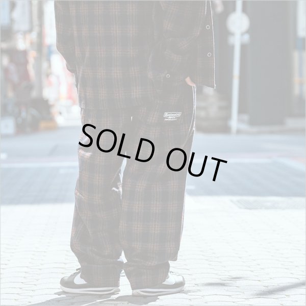 画像12: 【送料無料】KustomStyle カスタムスタイル SUPREME QUALITY '24 CHECK パンツ BLACK/WINE RED (12)