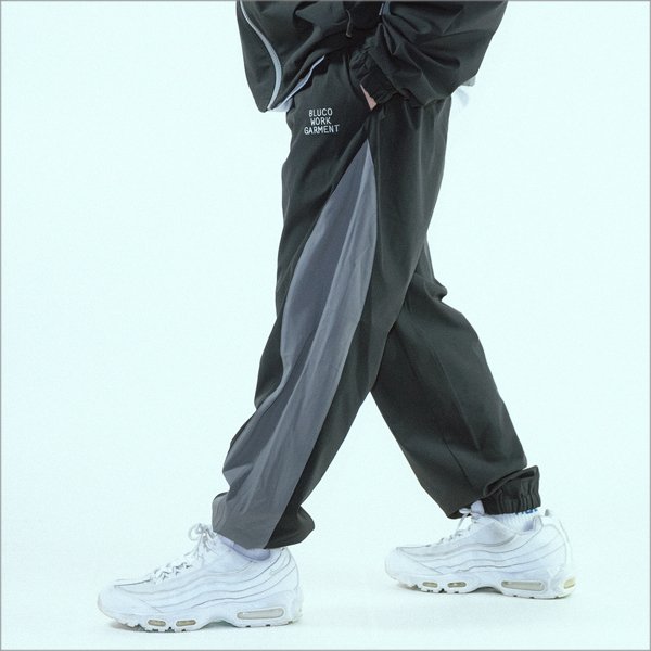 画像8: 【送料無料】BLUCO ブルコ STRETCH TRACK PANTS -COMBINATION- BLACK/GRAY (8)