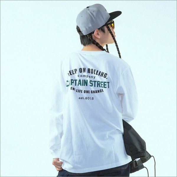 画像11: CAPTAIN STREET GS L/S Tシャツ WHITE キャプテンストリート (11)