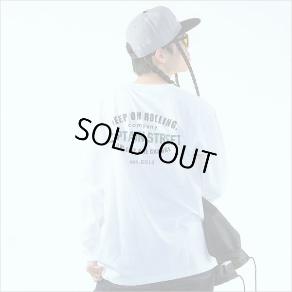 画像11: 【20％OFF】CAPTAIN STREET GS L/S Tシャツ WHITE キャプテンストリート (11)