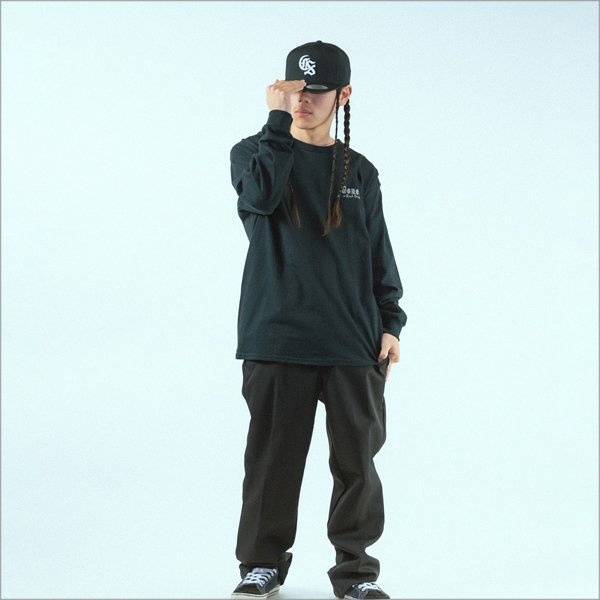 画像6: GoneR ゴナー GoneR feat.Yohji L/S Tシャツ BLACK  (6)