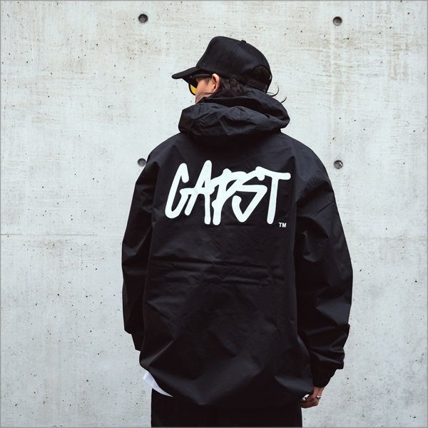 画像11: 【送料無料】CAPTAIN STREET CAPST Logo Anorak JKT BLACK キャプテンストリート (11)