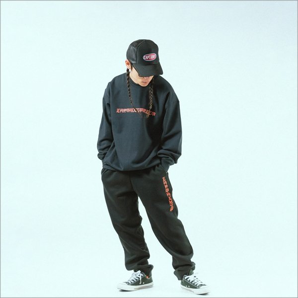画像12: 【送料無料】CAPTAIN STREET CAPTAINST スウェットパンツ BLACK キャプテンストリート (12)