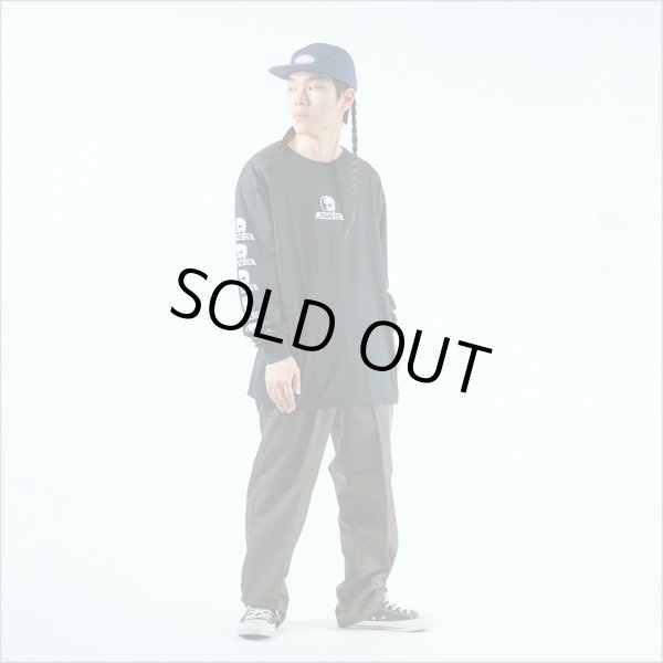 画像12: 【送料無料】SKULL SKATES スカルスケーツ Logo L/S Tee BLACK/WHITE (12)