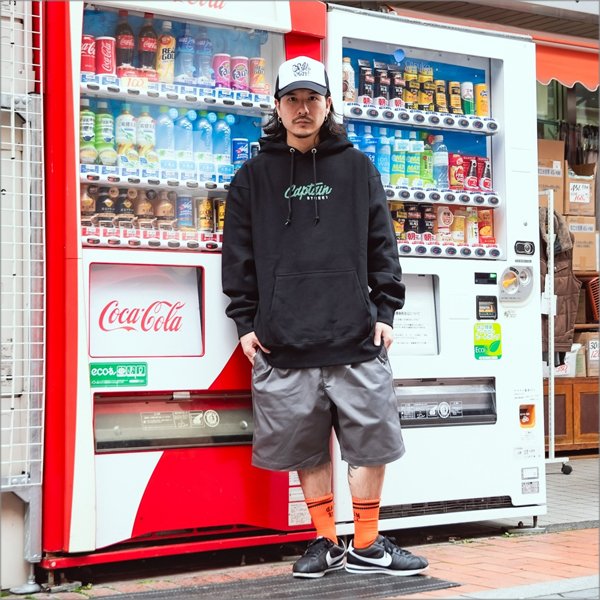 画像7: 【送料無料】CAPTAIN STREET Road P/Oパーカー BLACK キャプテンストリート (7)