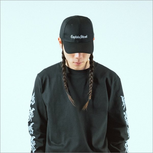 画像6: CAPTAIN STREET Old English キャップ BLACK キャプテンストリート (6)