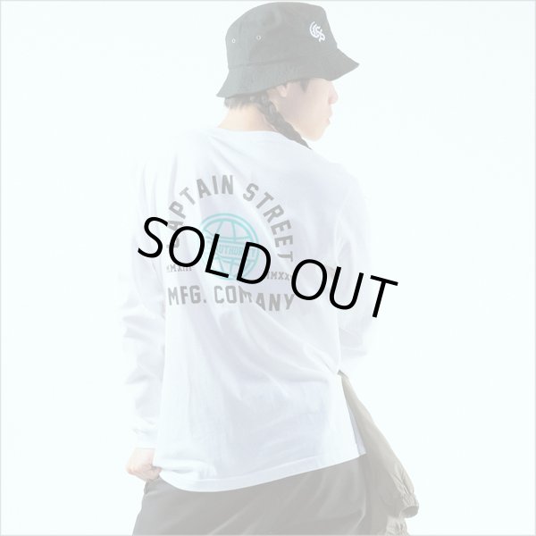 画像9: CAPTAIN STREET WFA L/S Tシャツ WHITE キャプテンストリート (9)
