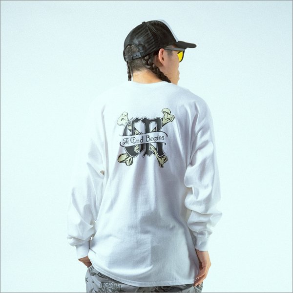 画像11: GoneR ゴナー GoneR feat.Yohji L/S Tシャツ WHITE (11)