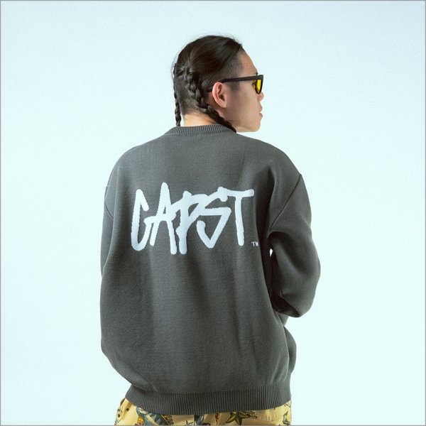 画像16: 【送料無料】CAPTAIN STREET CAPST Logo Knit C.GRAY キャプテンストリート (16)
