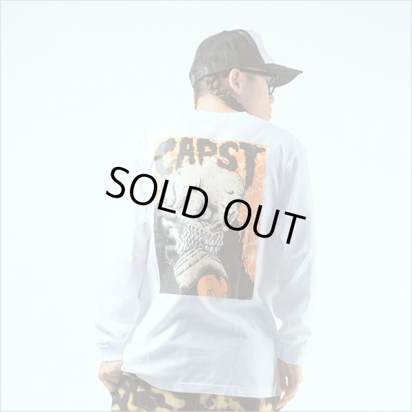 画像12: 【40％OFF】CAPTAIN STREET Skull CTK L/S Tシャツ WHITE キャプテンストリート (12)