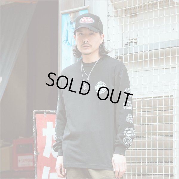 画像11: 【20％OFF】CAPTAIN STREET Oval Logo メッシュキャップ BLACK キャプテンストリート (11)