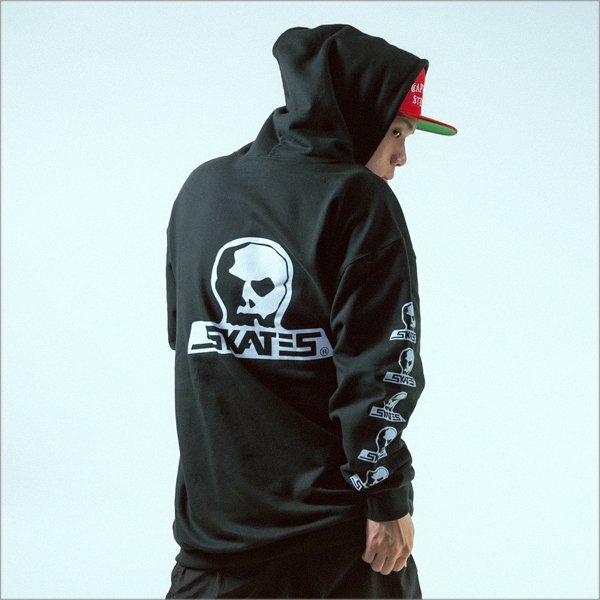 画像16: 【送料無料】SKULL SKATES スカルスケーツ Logo P/Oパーカー BLACK (16)