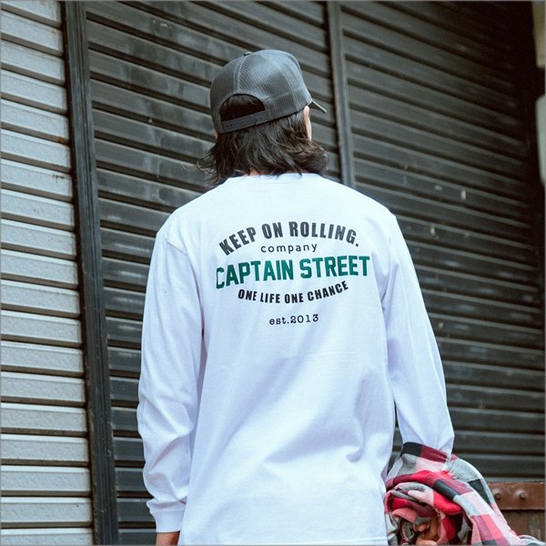画像15: CAPTAIN STREET GS L/S Tシャツ WHITE キャプテンストリート (15)