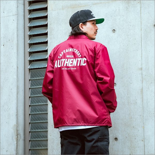 画像10: 【送料無料】CAPTAIN STREET AUTHENTIC コーチJKT BURGUNDY キャプテンストリート (10)