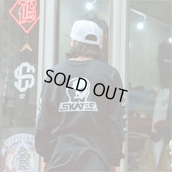 画像15: 【送料無料】SKULL SKATES スカルスケーツ Logo L/S Tee BLACK/WHITE (15)