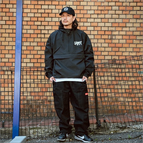 画像13: 【送料無料】CAPTAIN STREET CAPST Logo Anorak JKT BLACK キャプテンストリート (13)