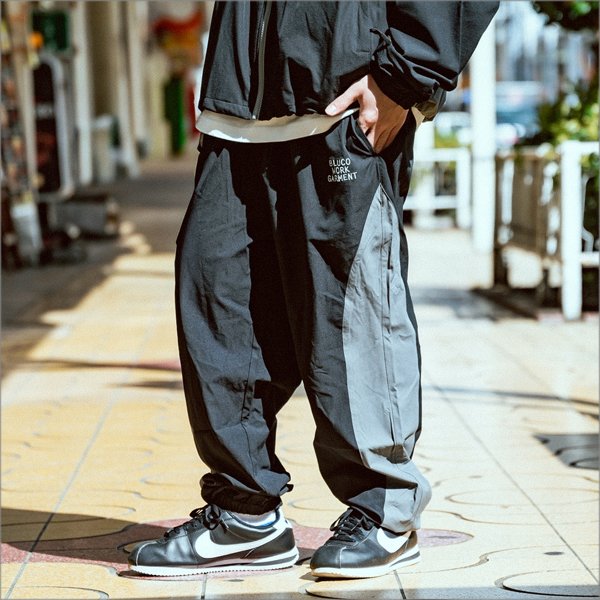 画像10: 【送料無料】BLUCO ブルコ STRETCH TRACK PANTS -COMBINATION- BLACK/GRAY (10)