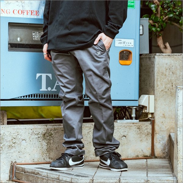 画像7: 【送料無料】BLUCO ブルコ STRETCH SLIM WORK PANTS GRAY (7)